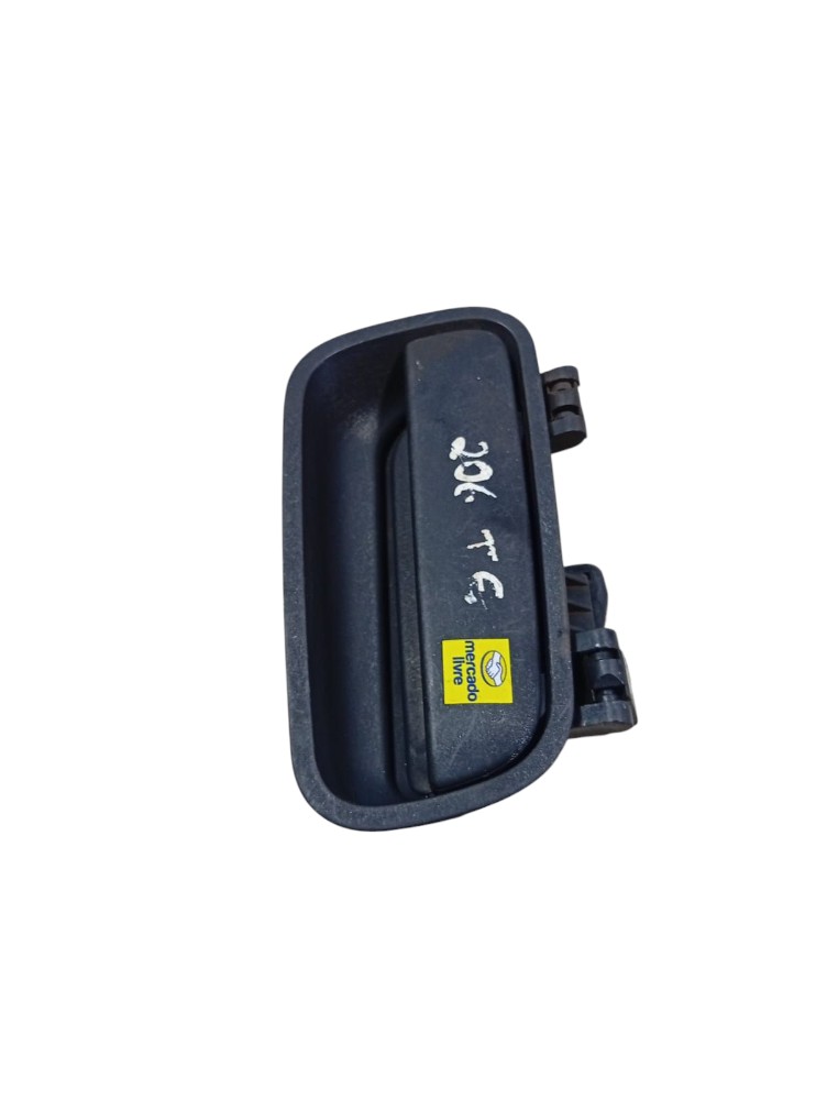 Maçaneta Traseira Esquerda Peugeot 206 2005 2009 Detalhe Preto Traseira 3