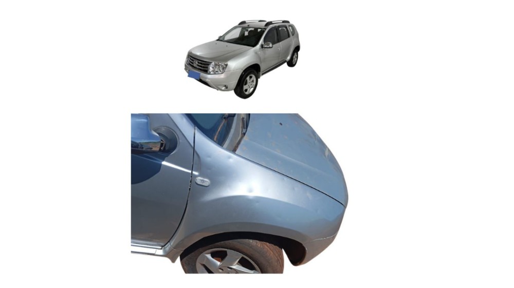 Paralama Direito Renault Duster 2013 2014 Detalhe
