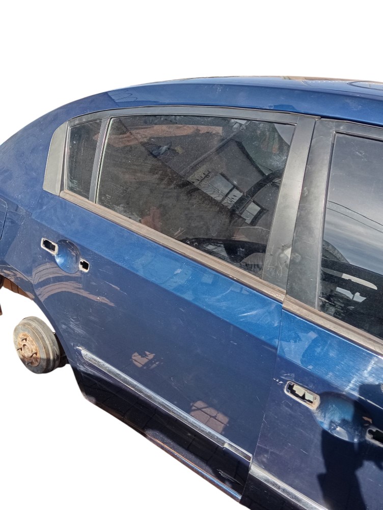 Porta Traseira Direita Sentra 2010 Traseira Direita Azul 3