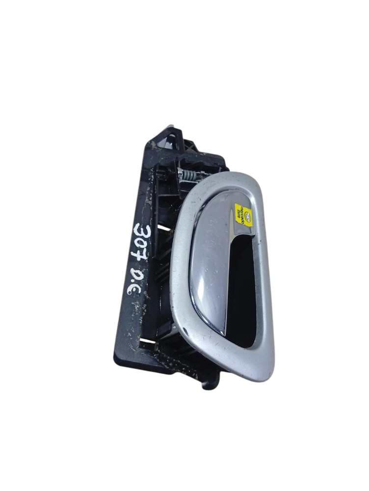 Maçaneta Interna Esquerda Peugeot 307 2007 2012 Detalhe Cromado Dianteira/traseira 3