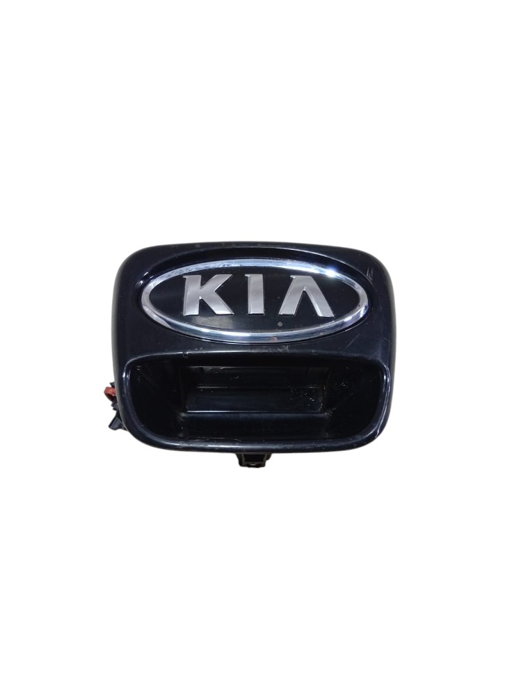 Aplique Tampa Traseira Kia Picanto 2012 2014 Detalhe Preto