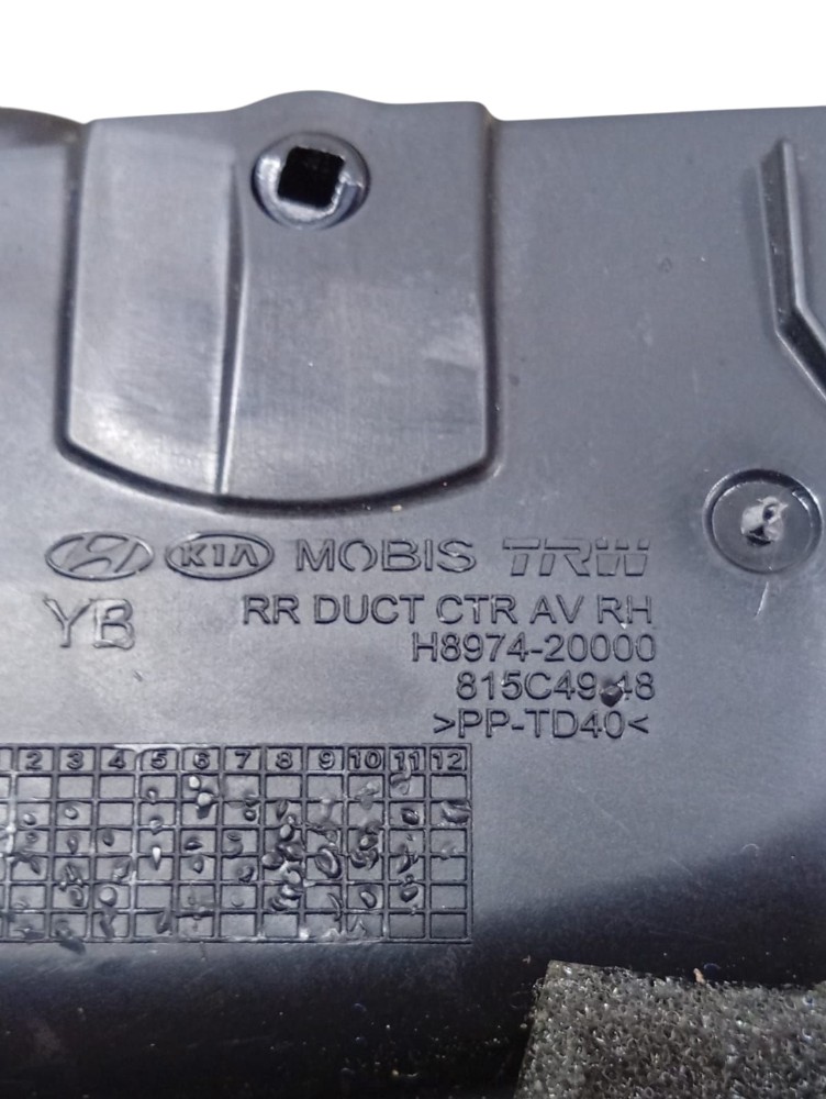 Difusor Ar Central Direito Kia Stonic 1.0 2022 Avaria 6