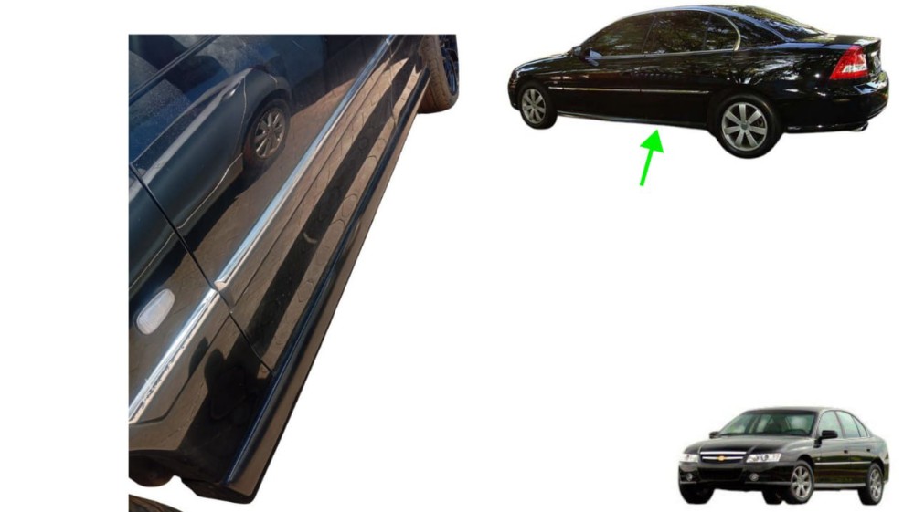 Spoiler Lateral Saia Esquerdo Chevrolet Omega 2003