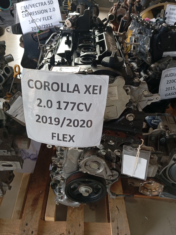 Motor Parcial Toyota Corolla Xei 2.0 177cv 2019 2020 Flex