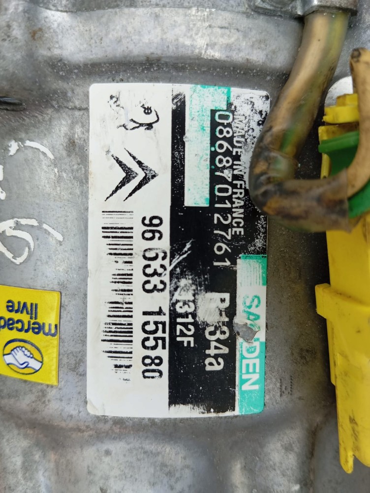 Compressor De Ar Peugeot 407 Citroen C5 – 9663315580 7