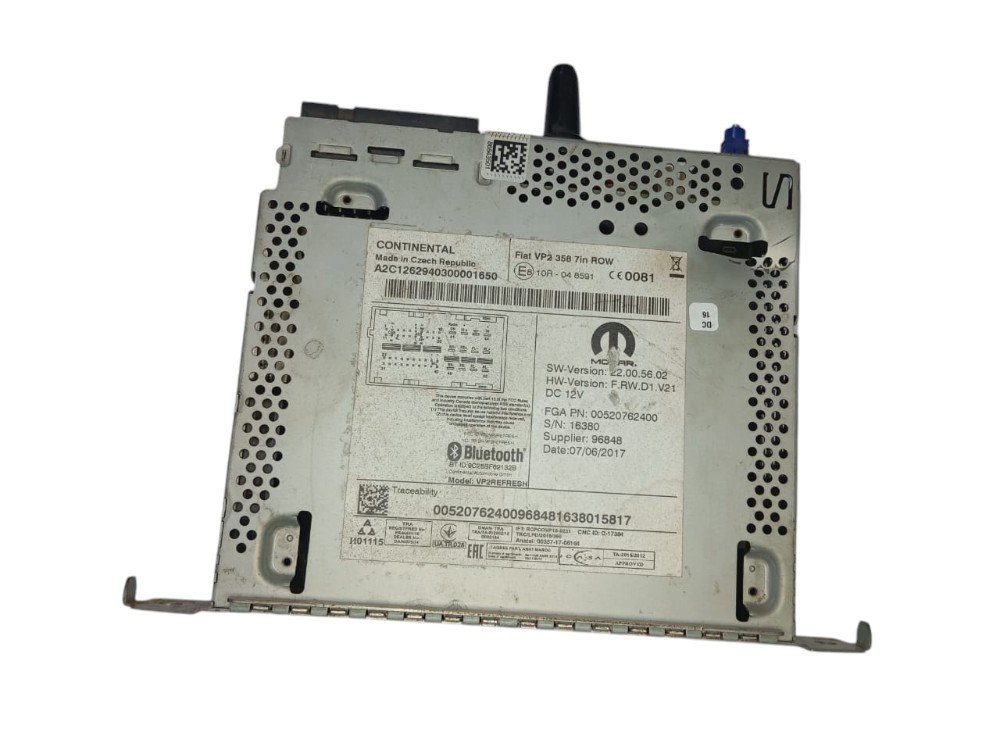 Central Multimídia Fiat Argo 18/21 – 00520762400 6