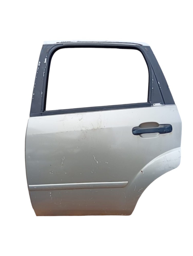 Porta Traseira Esquerda Ford Fiesta 2004 2012 Traseira Esquerda Prata