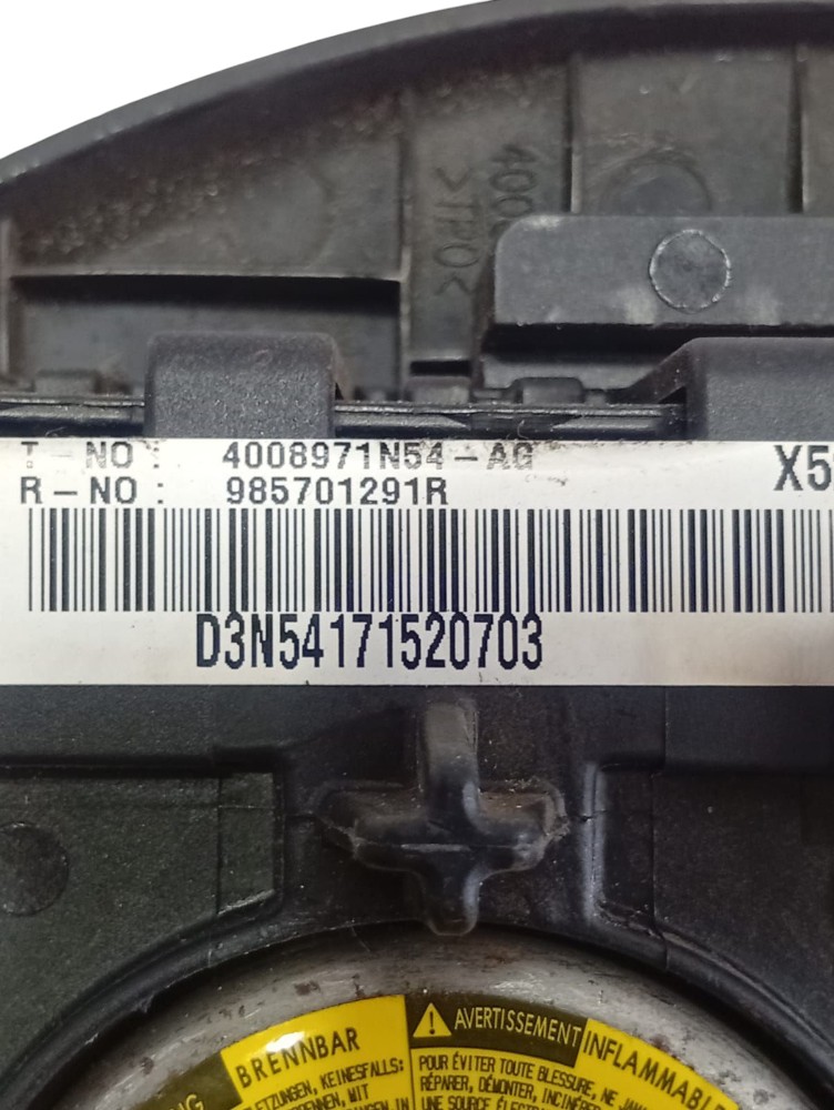 Bolsa Airbag Volante Renault Logan 5