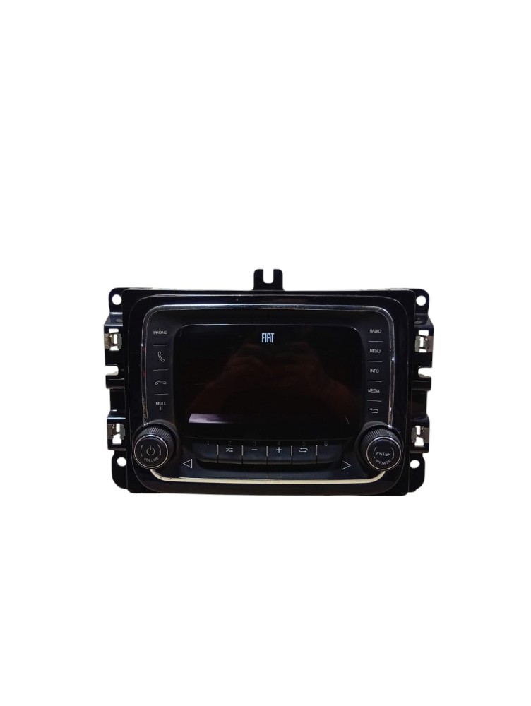 Rádio Multimídia Fiat Uno 2014 2018 Detalhe Preto