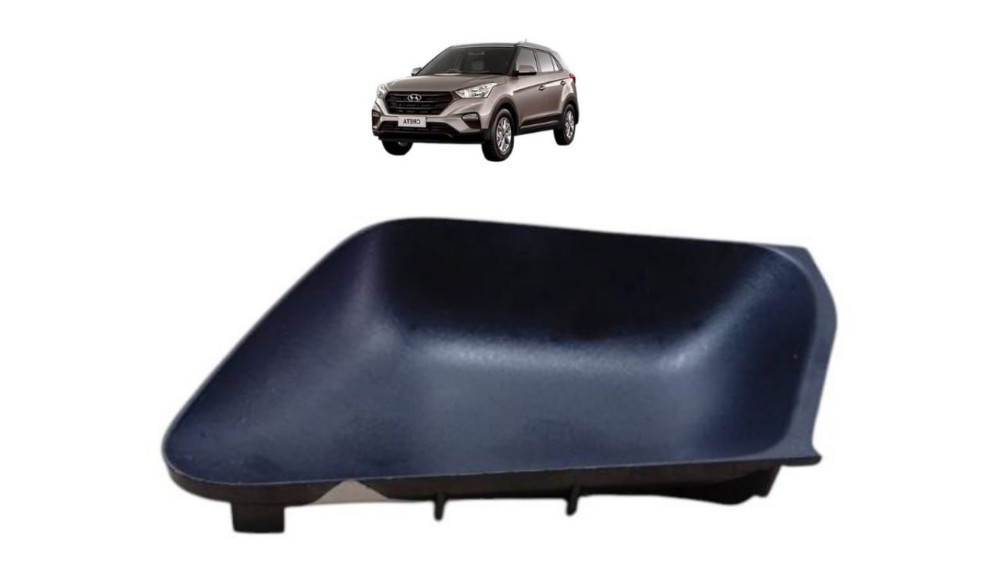 Moldura Acabamento Interno Porta Esquerda Hyundai Creta 2024 Preto