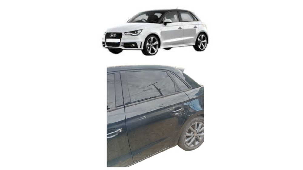 Porta Traseira Esquerda Audi A1 1.4 Spb 2013 Traseira Esquerda Preto