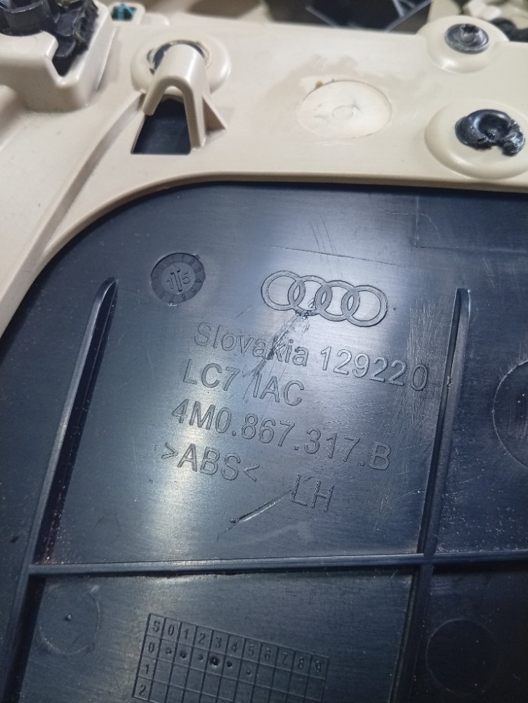 Forro Porta Traseira Esquerda Q7 3.0 2016 4m0867317b 3