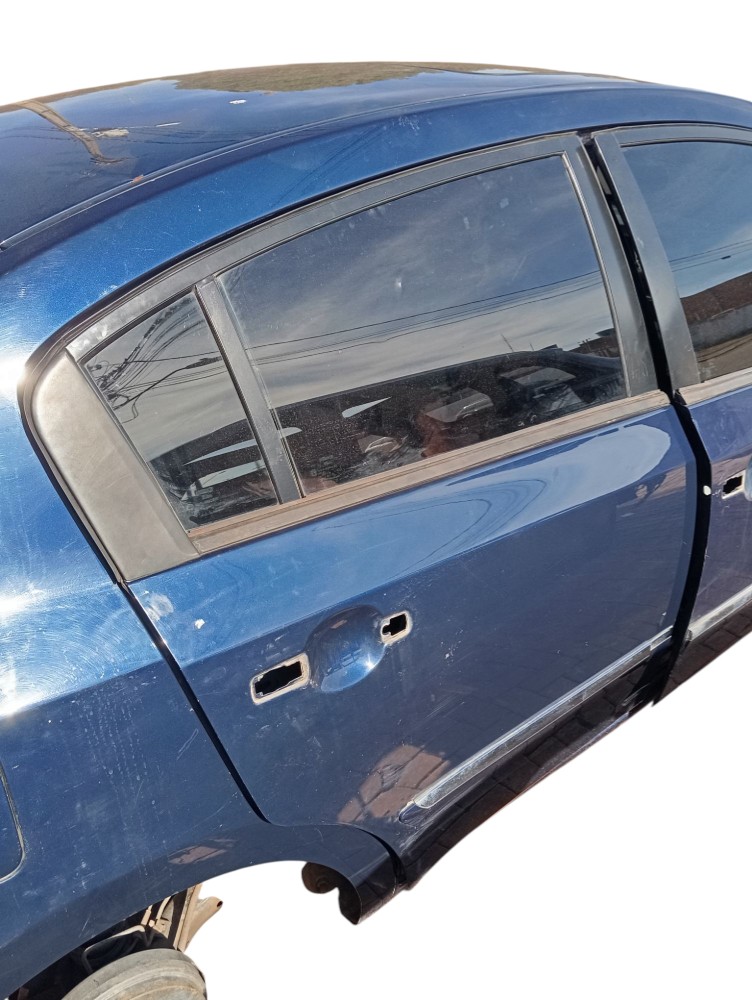 Porta Traseira Direita Sentra 2010 Traseira Direita Azul 4