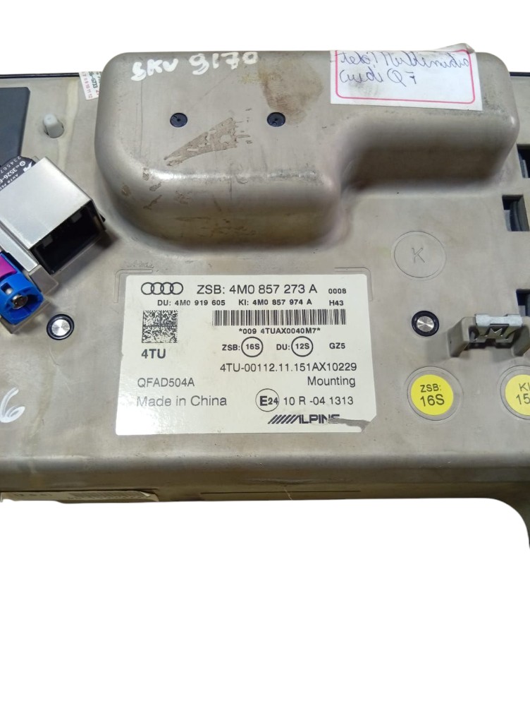 Tela Multimídia Audi Q7 3.0 Tfsi 2016 Detalhes 5