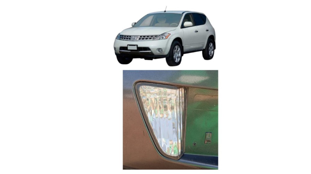 Lanterna Tampa Traseira Esquerda Nissan Murano 3.5 2010 Esquerdo/motorista Transparente