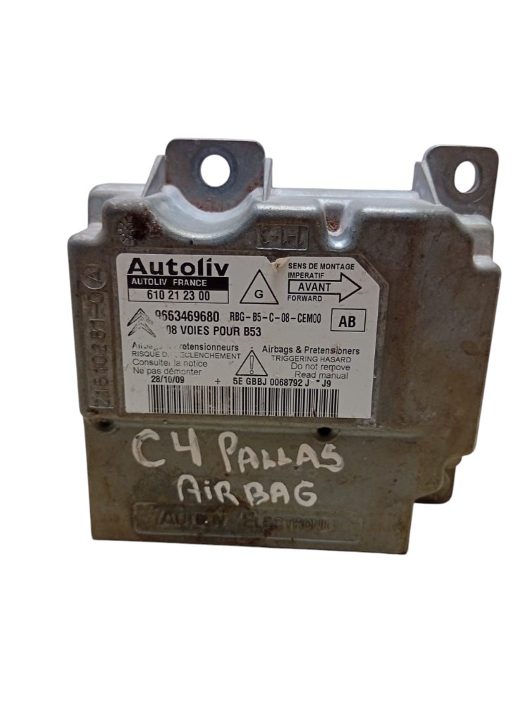 Módulo Airbag Citroen C4 Pallas 2008 2012