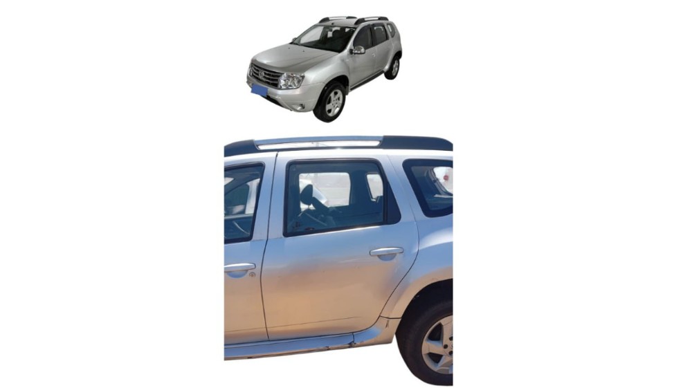 Porta Traseira Esquerda Renault Duster 2013 2014 Traseira Esquerda Prata