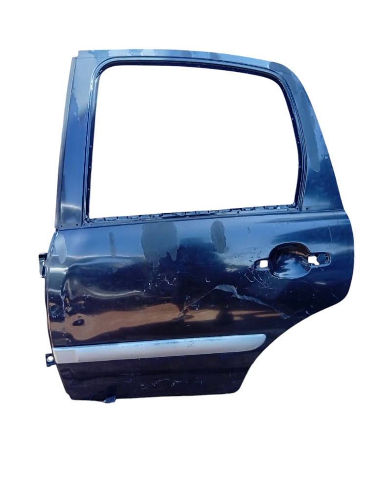 Porta Traseira Esquerda Citroen C3 2006 2008 Traseira Esquerda Preto