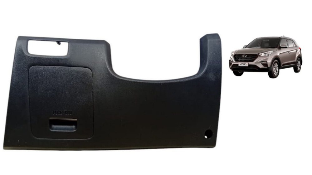 Acabamento Inferior Esquerdo Painel Hyundai Creta 2024 2025 Cinza