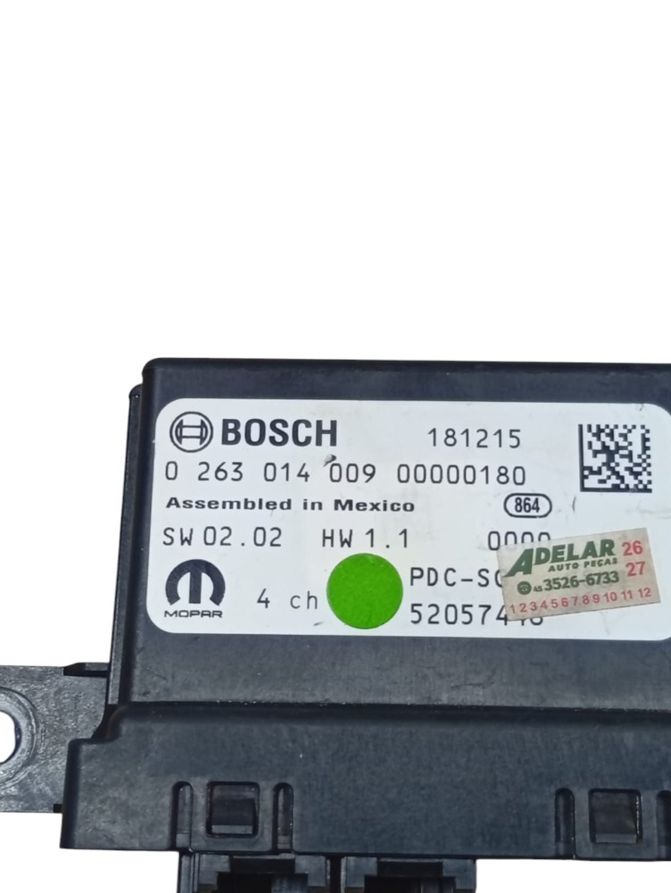 Módulo Sensor Estacionamento Fiat Toro 1.8 2018 2021 Preto 4