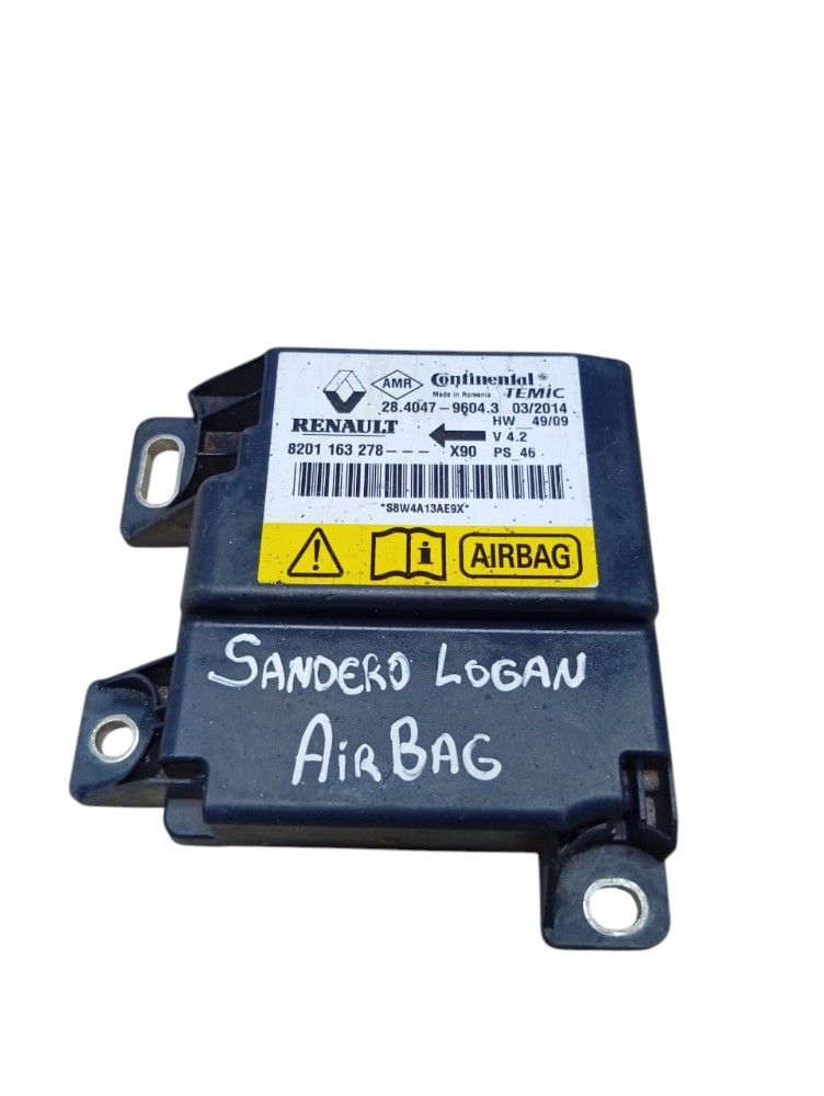 Módulo Airbag Renault Logan Sandero 2008 2014