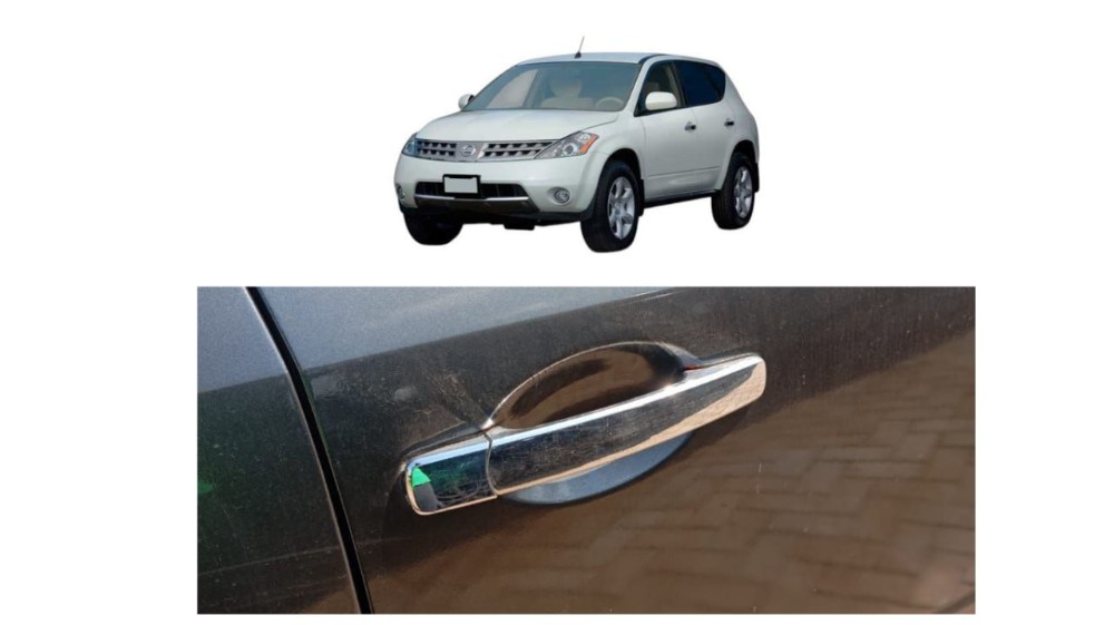 Maçaneta Dianteira Direita Nissan Murano 3.5 2010 Cromado Dianteira