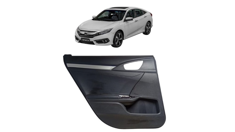 Forro Porta Tras Esquerda Honda Civic Touring 2017 Avaria