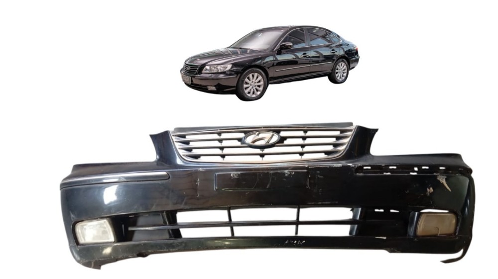 Parachoque Dianteiro Hyundai Azera 3.3 2008 Avaria Preto