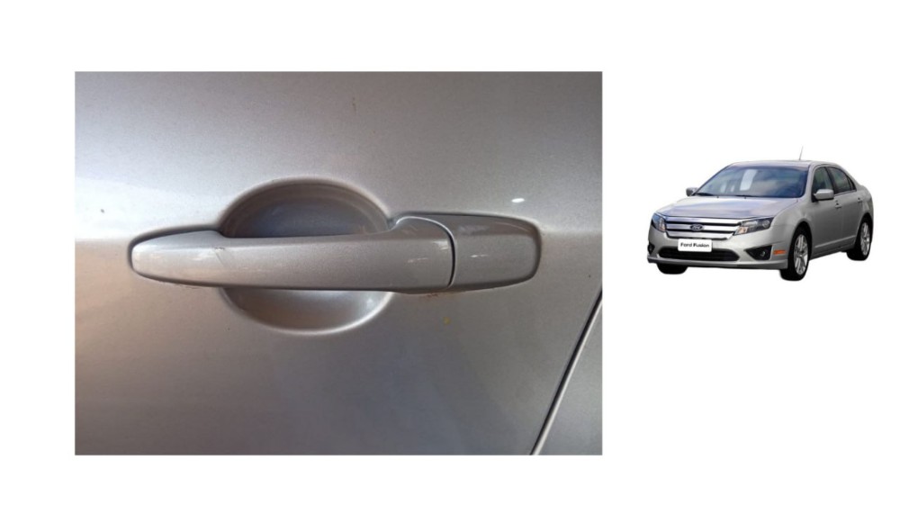 Maçaneta Externa Traseira Esquerda Ford Fusion 2010 Detalhe