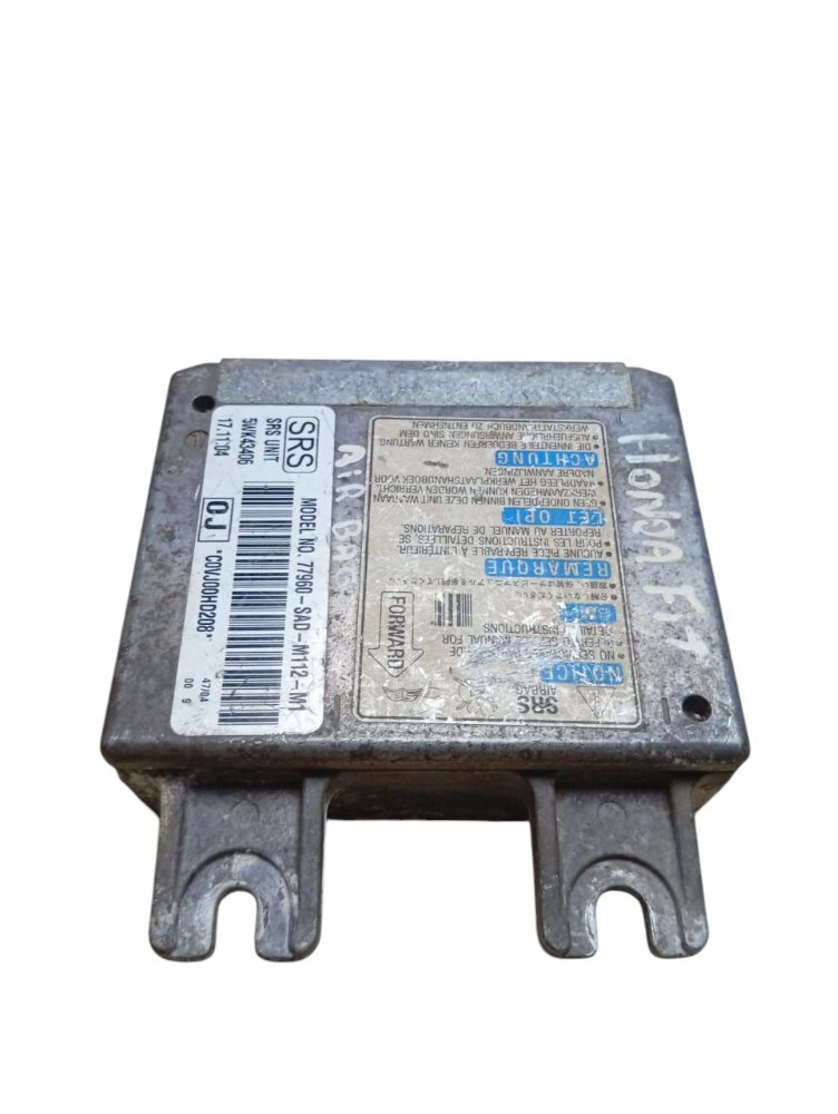 Módulo Airbag Honda Fit 2004 2008
