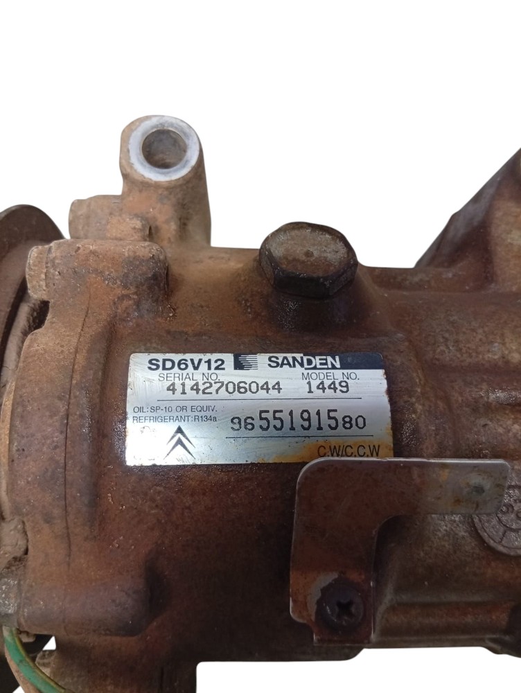 Compressor Ar Condicionado Peugeot 206 2002 2008 9655191580 4