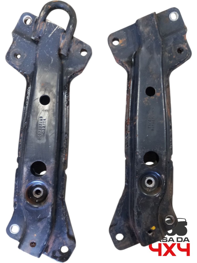 Par De Suportes Reboque Travessa Chassis S10 2012 2014 2016