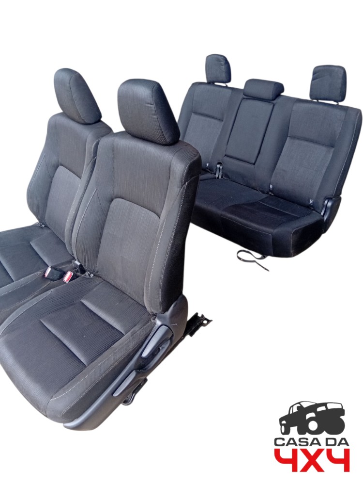 Jogo Bancos Tecido Hilux Sr 2023 Completos
