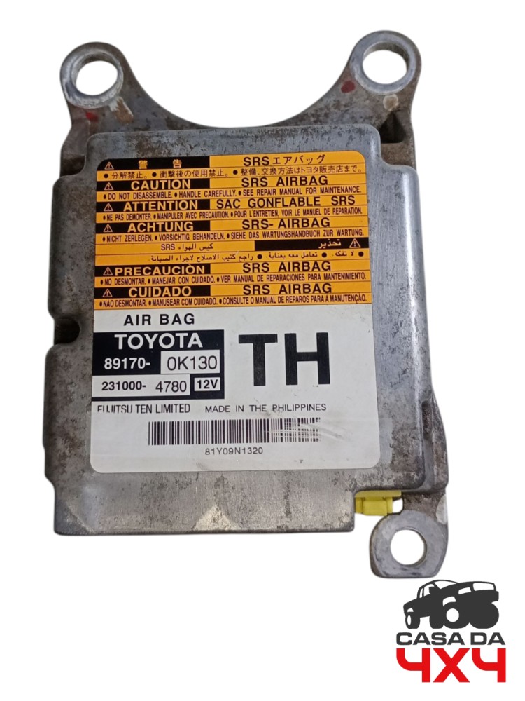 Módulo airbag Hilux 3.0 2010