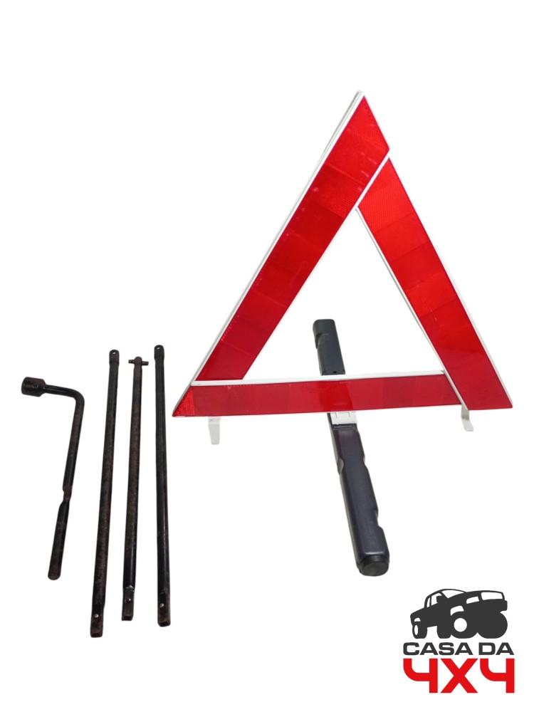 Kit Triângulo Chave Roda Ranger 2014 Cabine Simples