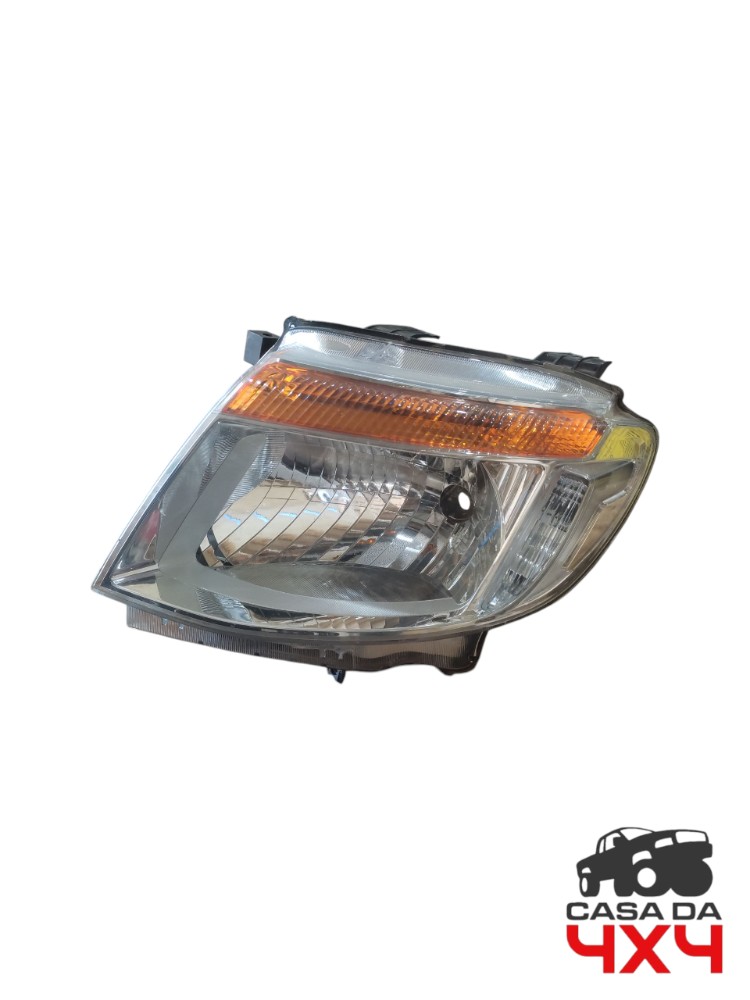 Farol dianteiro esquerdo Ford Ranger 2013 a 2016 DETALHE