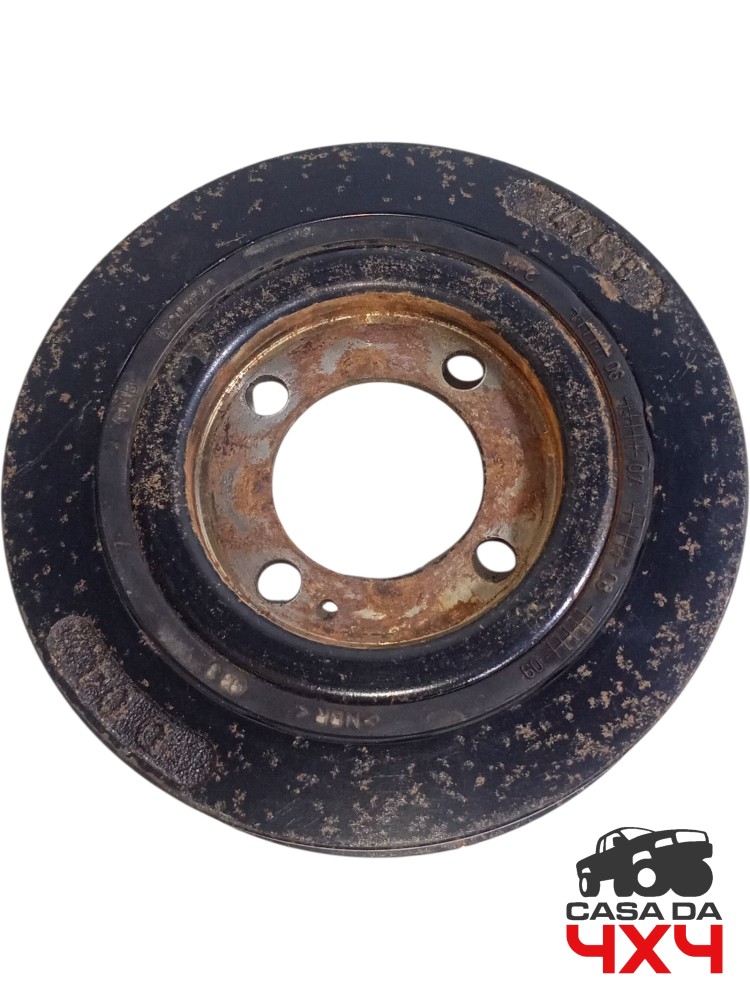 Polia virabrequim  S10 blazer 2.4 flex 2006 2007 2008 2011