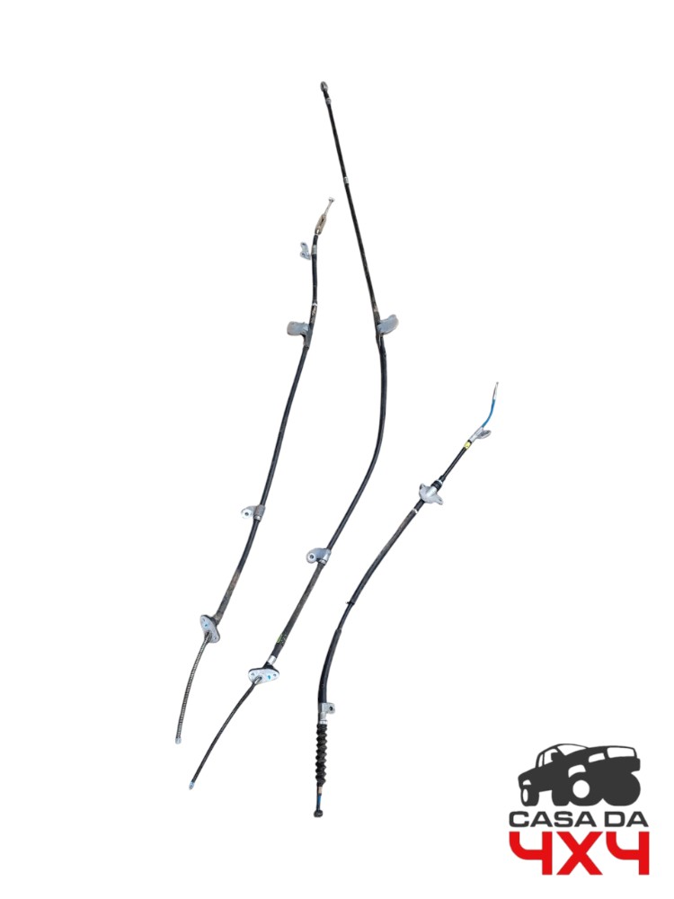 Kit conjunto cabos freio de mão Hilux 2.8 2021 SR 204cv