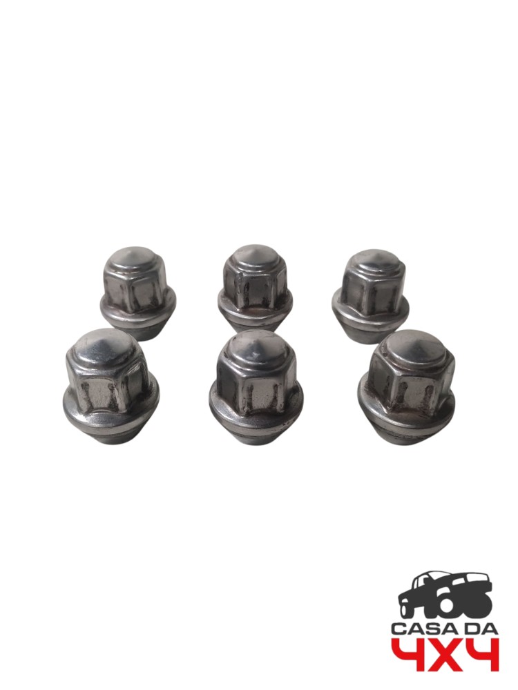 Kit jogo porca roda Troller T4 3.2 2016 6x unidades