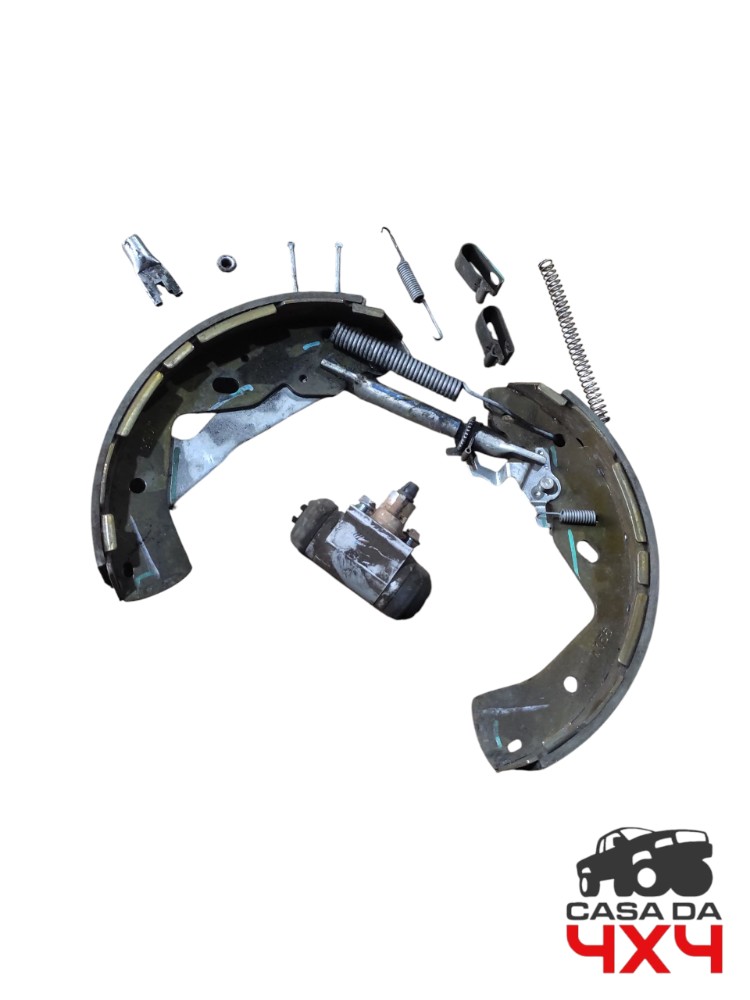 Kit conjunto freio traseiro esq Nissan Frontier 2.3 2019
