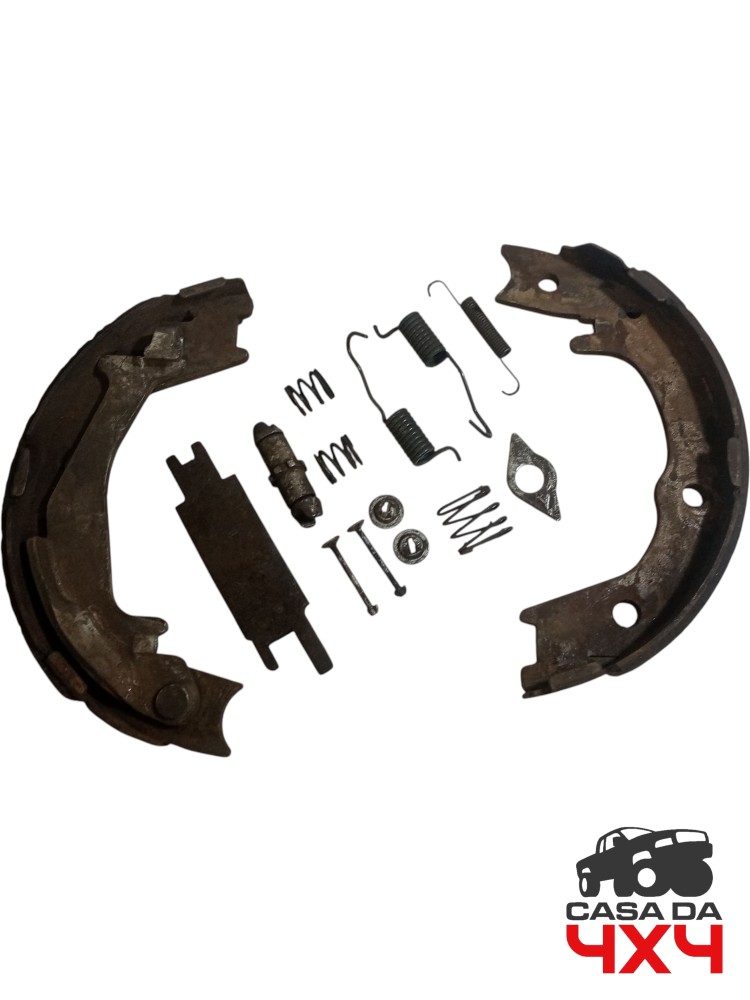 Kit patins freio traseiro direito trailblazer 2019 2.8 ltz