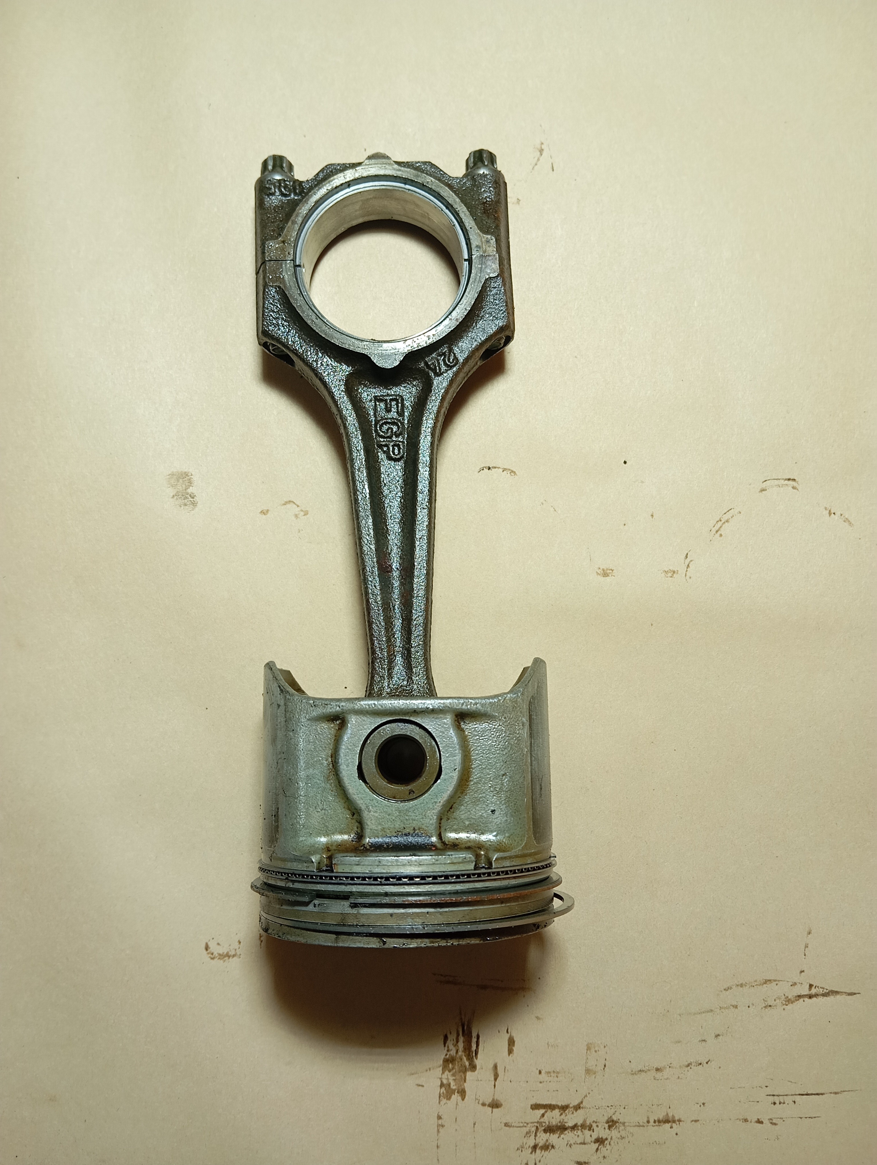 Pistão E Biela Gm Celta Corsa 1.0 8válvulas Flex Vhc