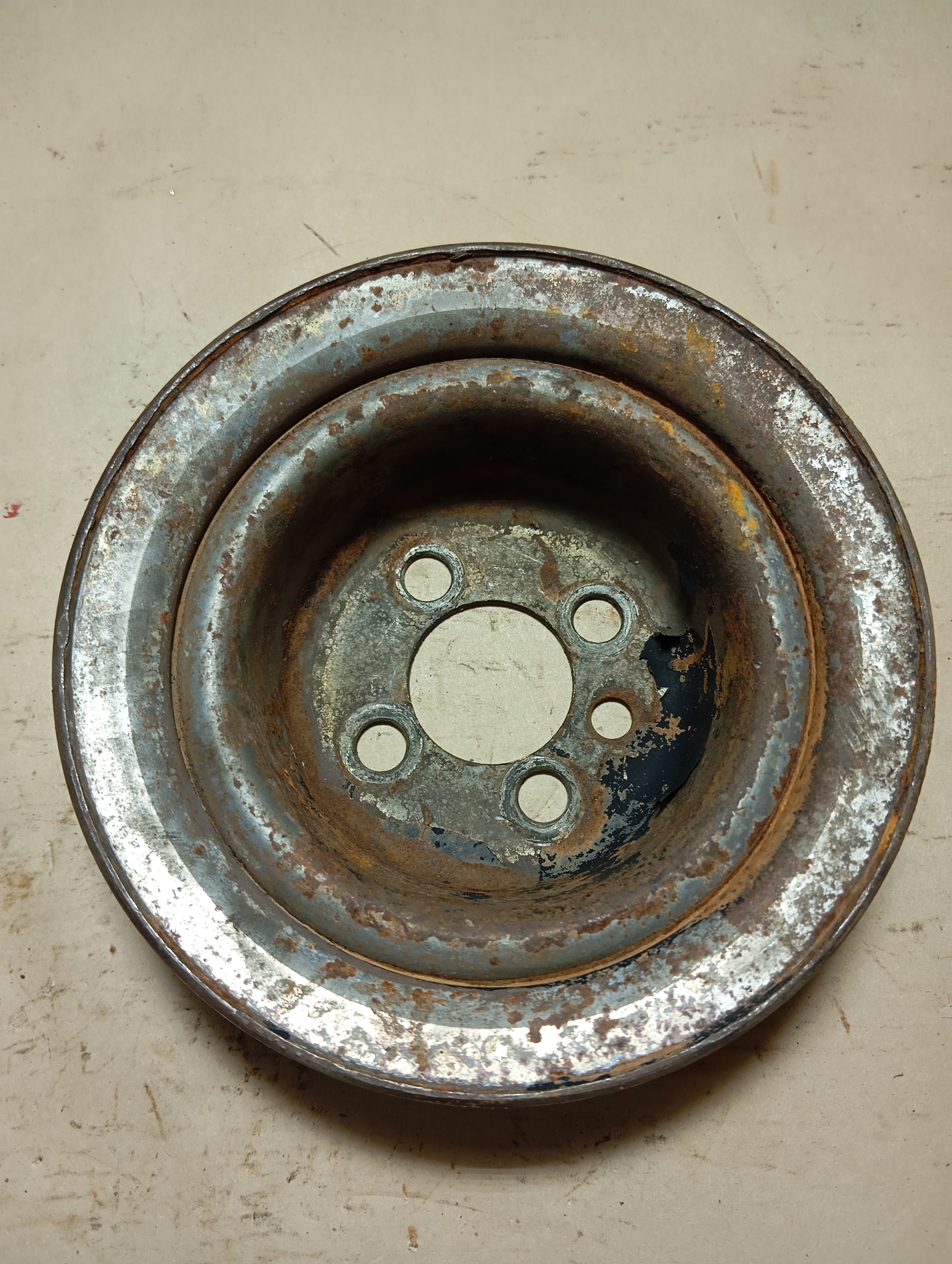 Polia Virabrequim Vw Gol G2 1997 1998 Ap 1.6 Original