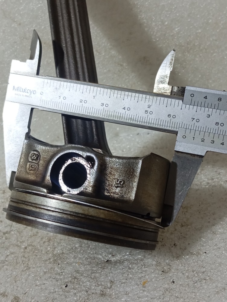 Pistão E Biela Do Motor Ea 111 Gol 1.0 Flex Std