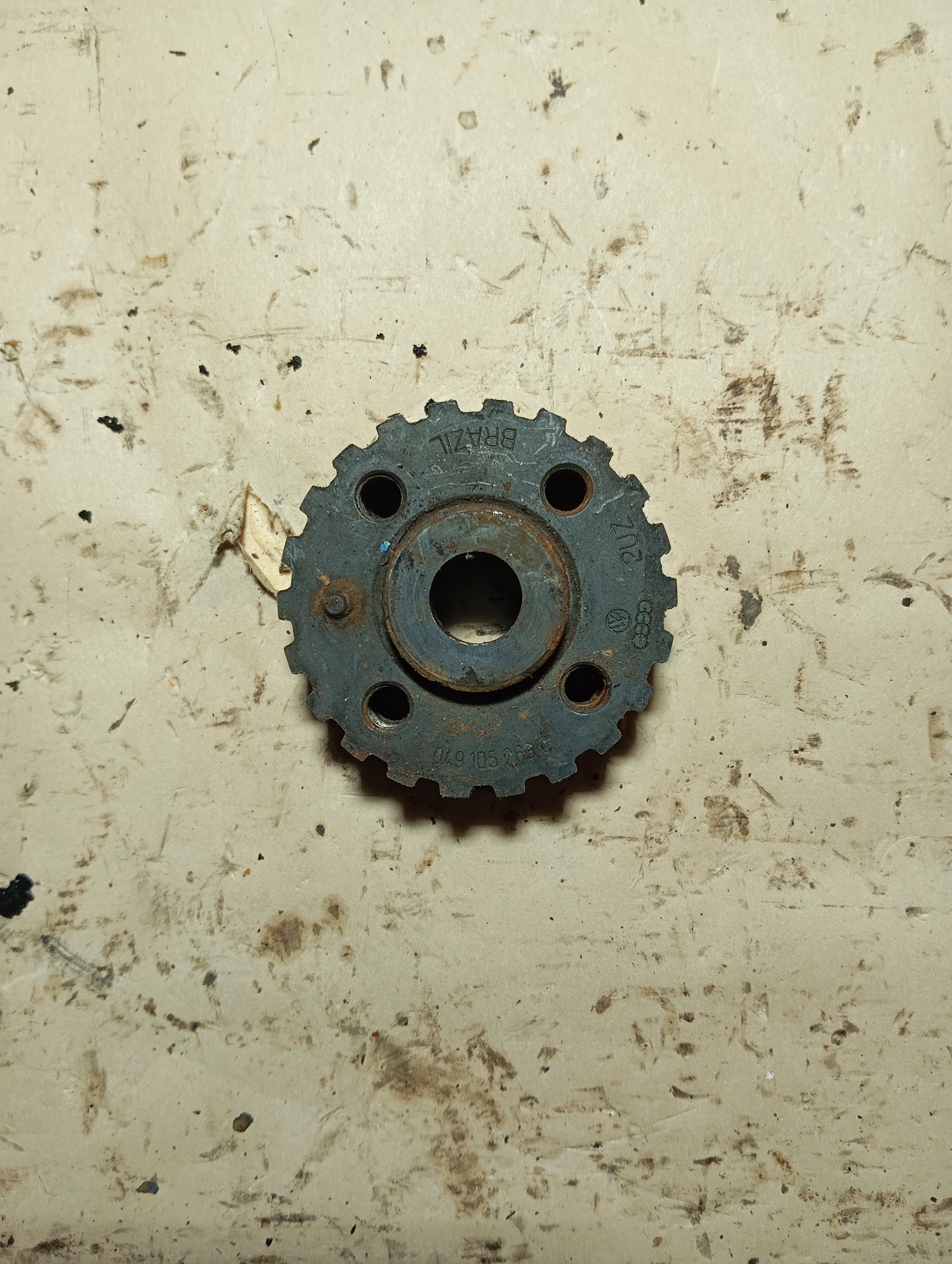 Engrenagem Polia Virabrequim Ap Dentada S Vw Gol 1992 A 2020