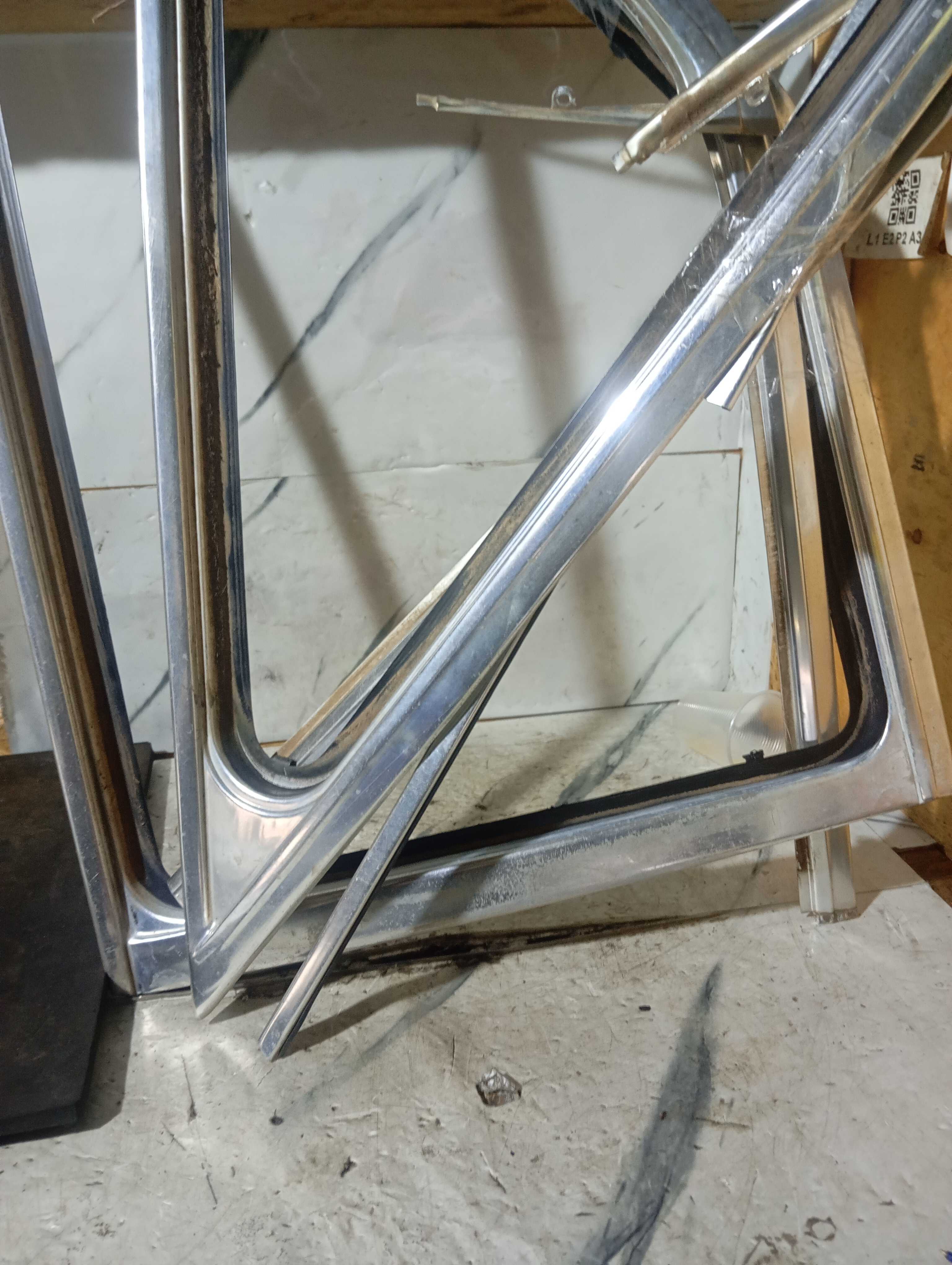 Kit De Friso De Vidro Later Cromado Do Escort 1984 C/detalhe