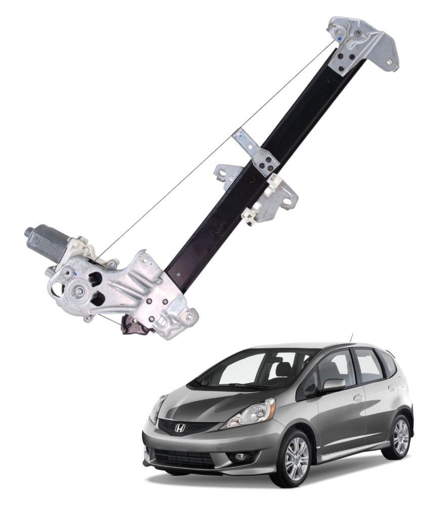 Maquina vidro dianteira direita honda fit 2009 2014 50979