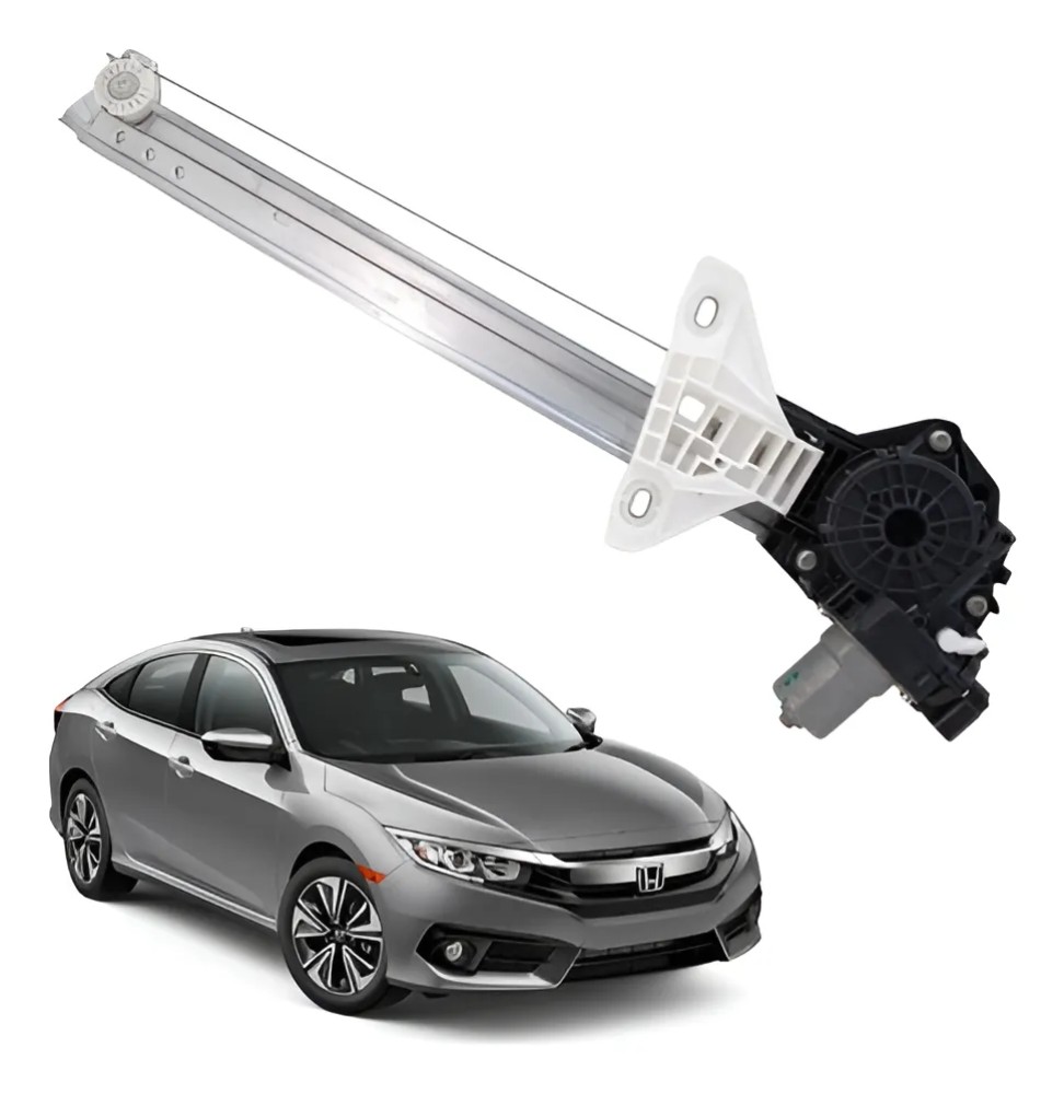 Maquina vidro traseira esquerda honda civic 2017 2021 35331