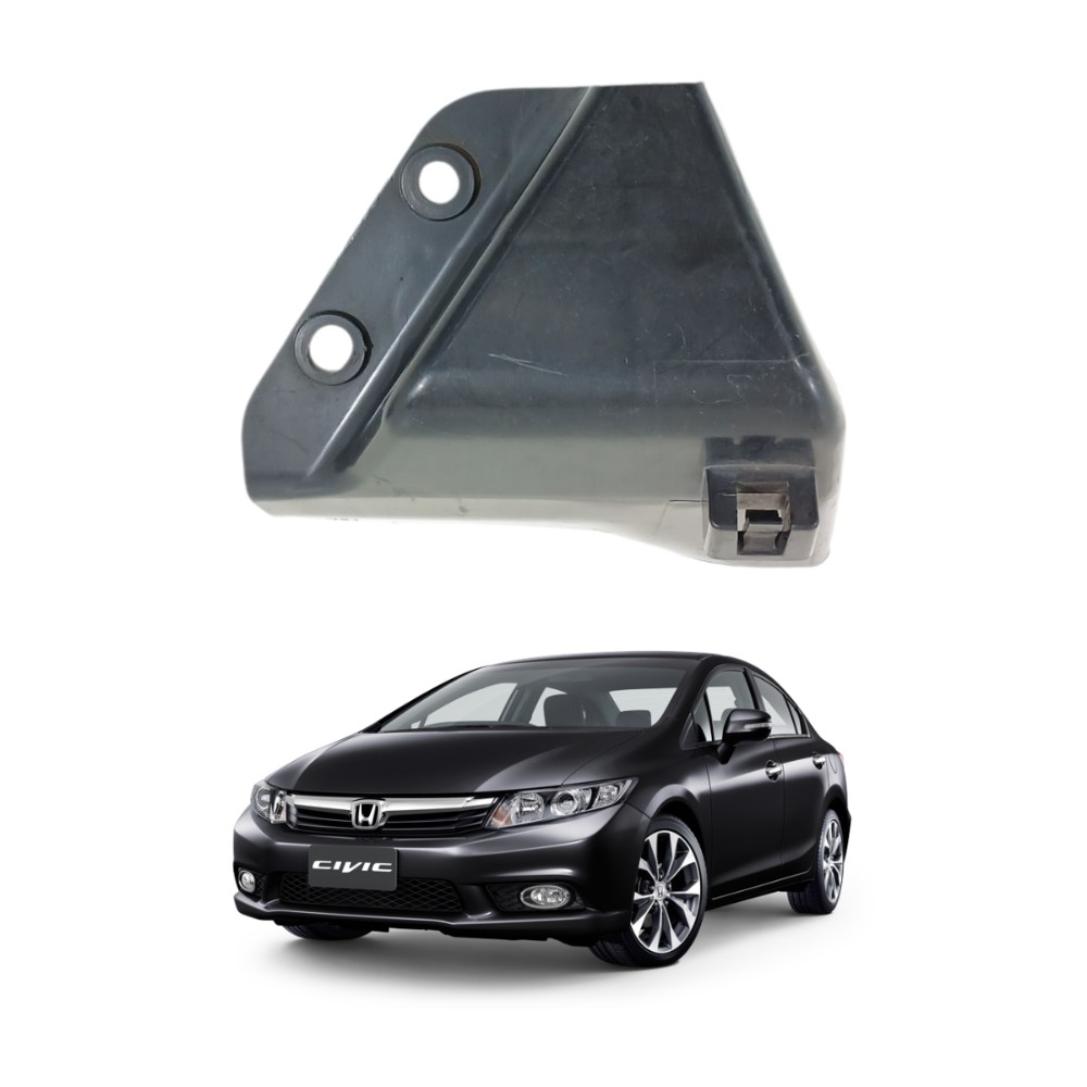 Capa acabamento esquerdo farol honda civic 2012 2016