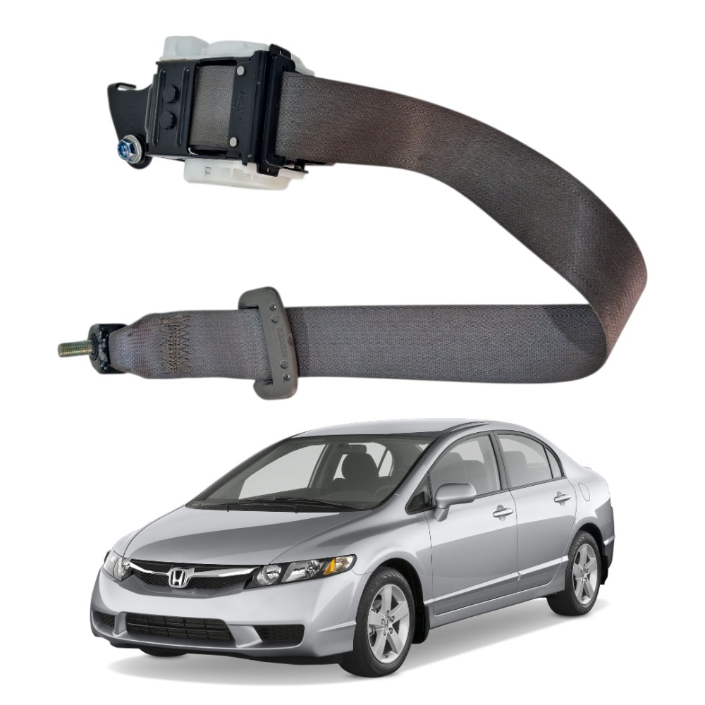Cinto segurança traseiro esquerdo Honda civic 2007 2011
